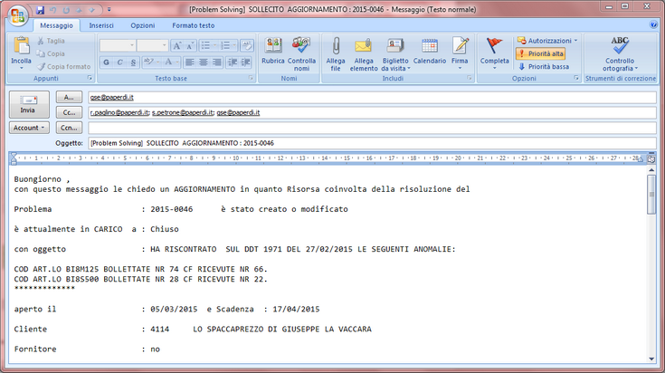 sollecitaAggiornamento