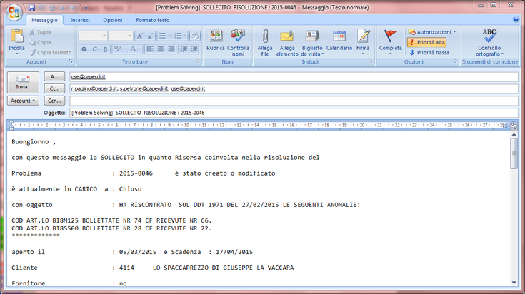 sollecitaRisoluzione